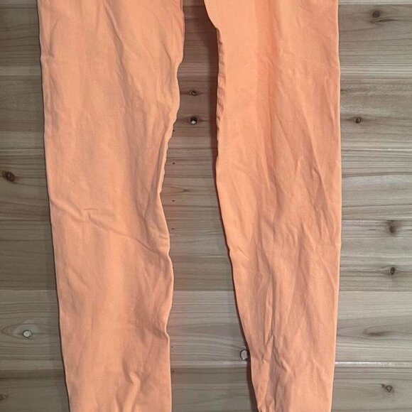 Free People Bright Orange High Waisted - Picture 2 of 6